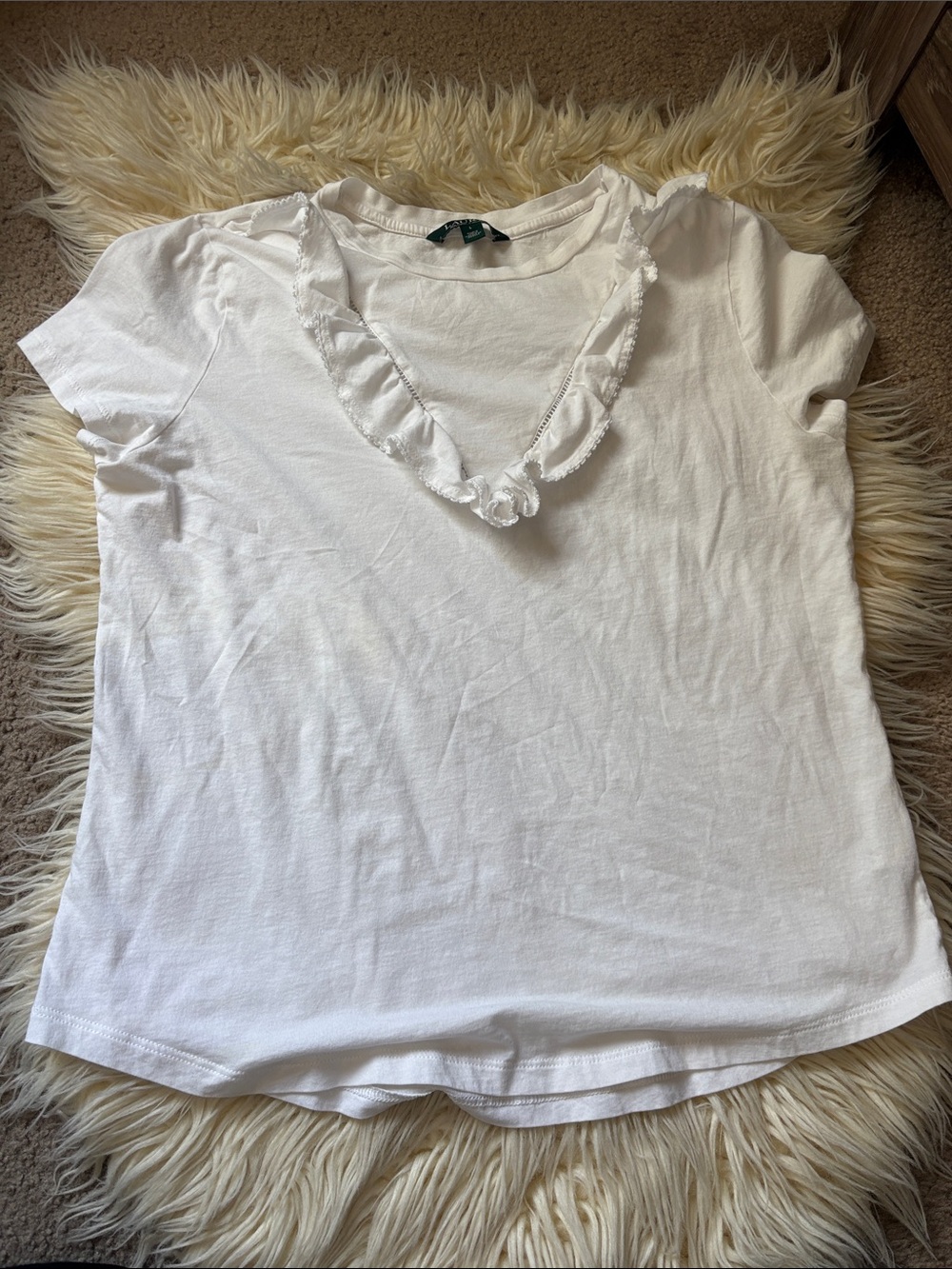 Lauren Ralph Lauren women’s ruffled tee